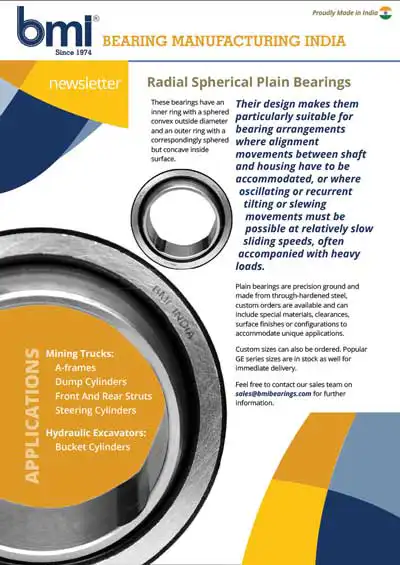 Radial Spherical Plain Bearings